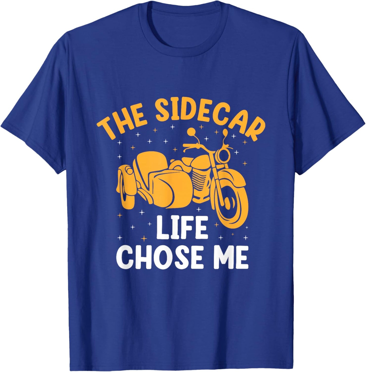 Sidecar Motorcycle Motorcyclist Bike Motorbike Sidecar Rider T-Shirt - T-Shirt | Royal