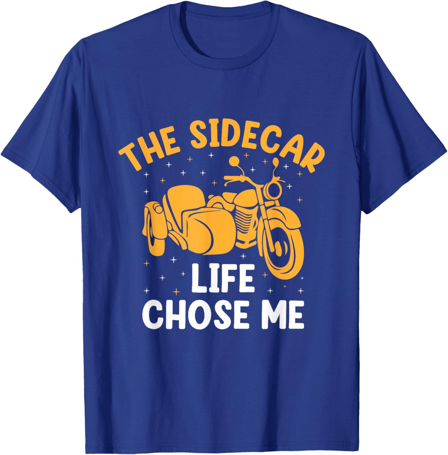 Sidecar Motorcycle Motorcyclist Bike Motorbike Sidecar Rider T-Shirt - T-Shirt | Royal