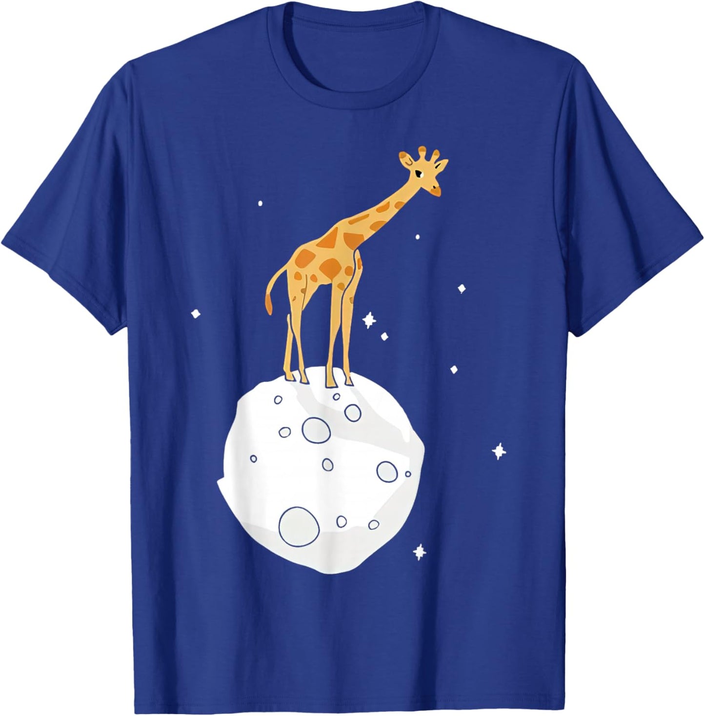 Let’s Game It Out Giraffe Moon T-Shirt - T-Shirt | Royal