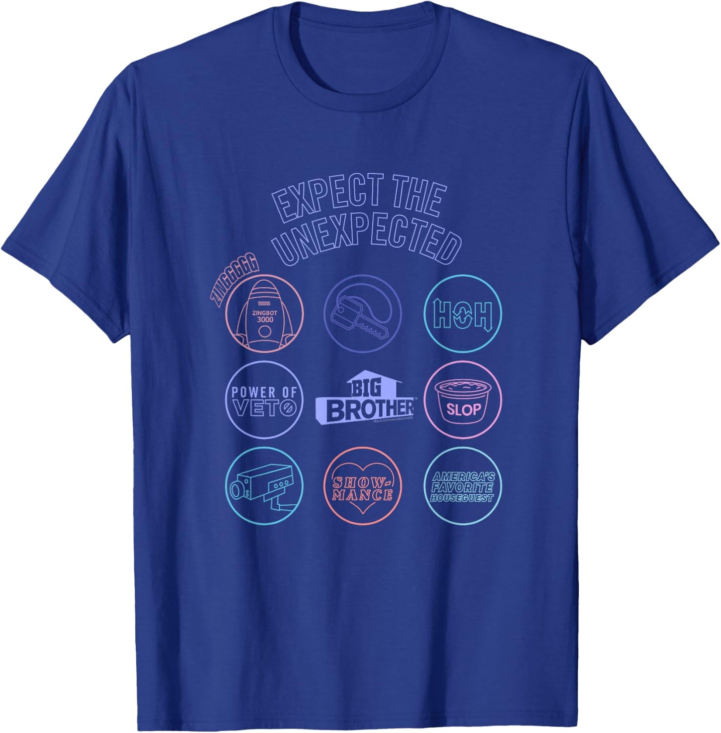 Big Brother Logo Mash Up T-Shirt - T-Shirt | Royal