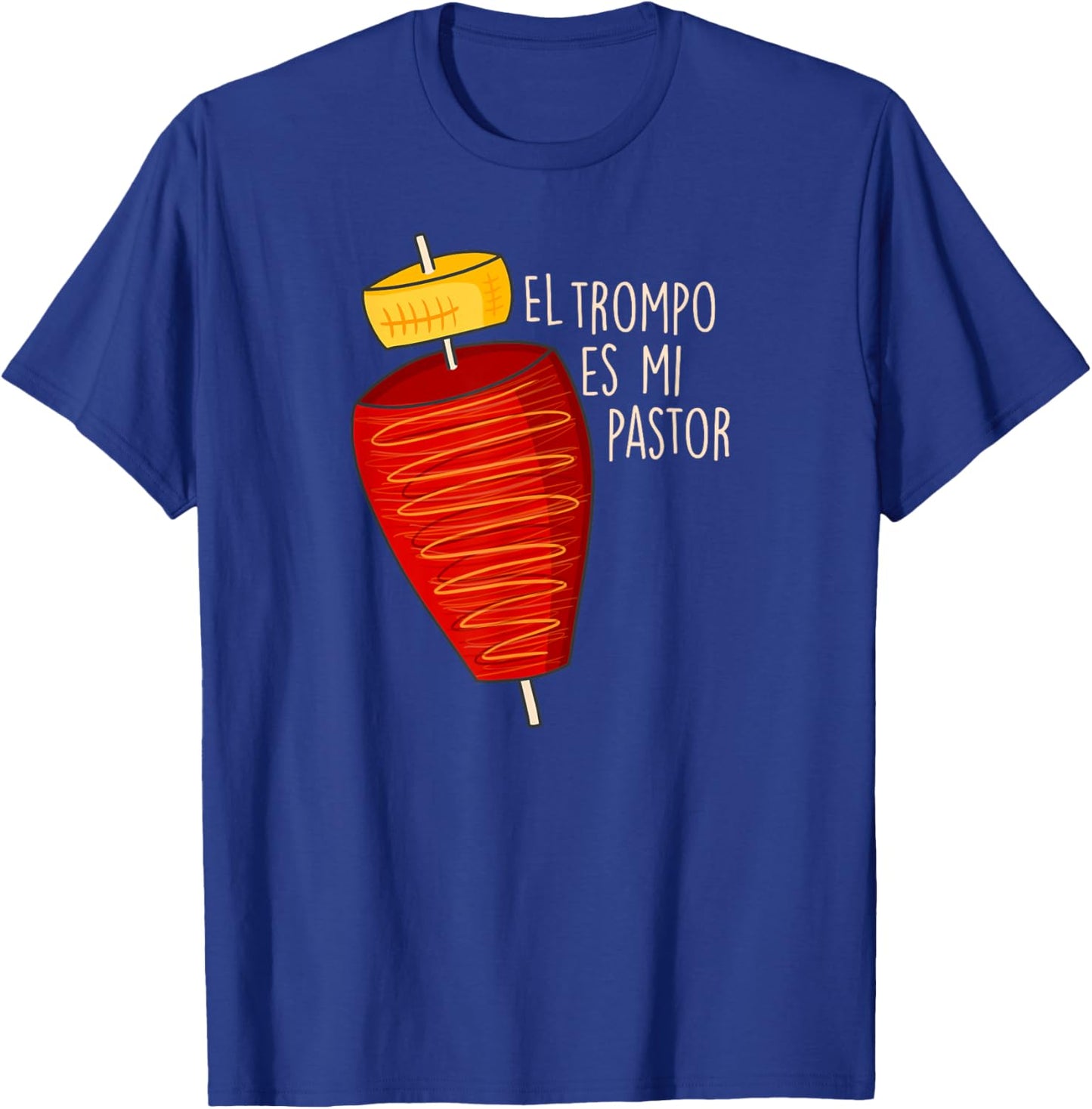 Trompo al Pastor para Papás Chicanos que Aman Tacos y Chela T-Shirt - T-Shirt | Royal