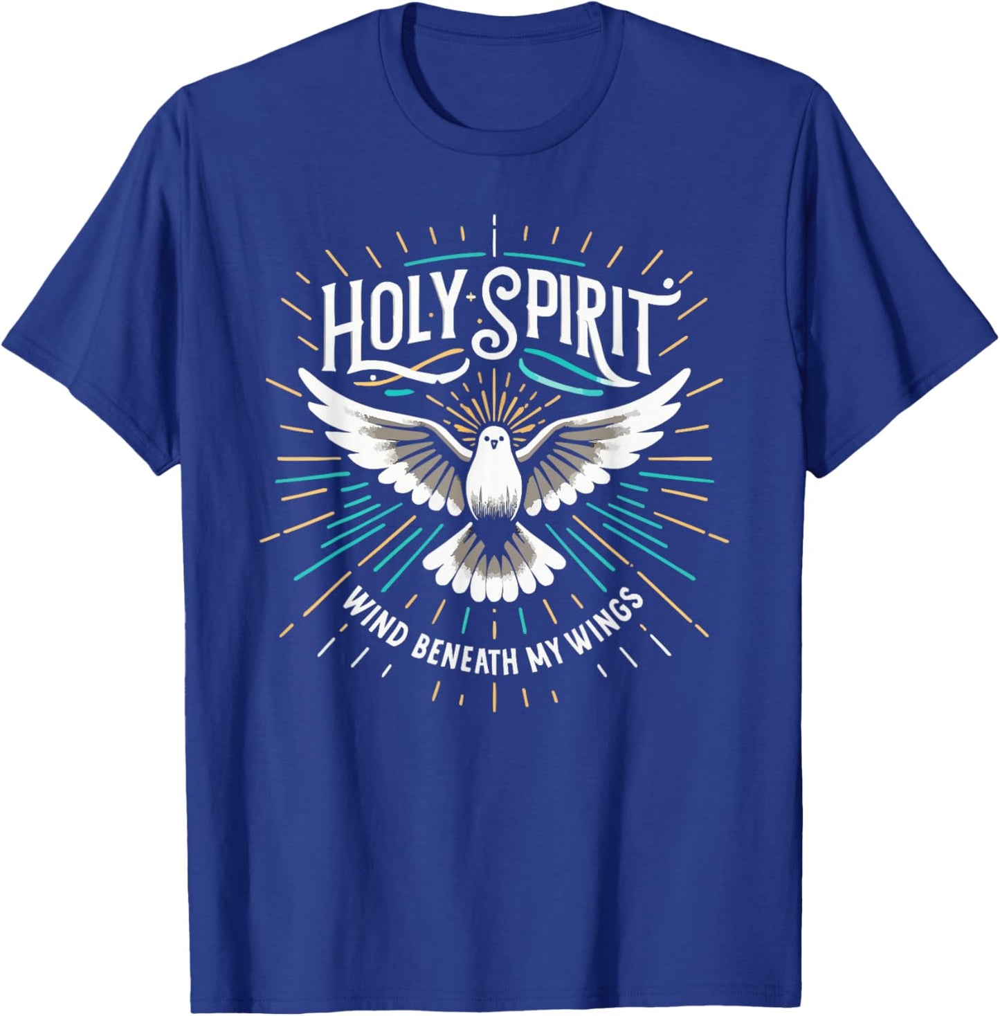 Holy Spirit I Love Jesus Christ Catholic Christian Faith T-Shirt - T-Shirt | Royal