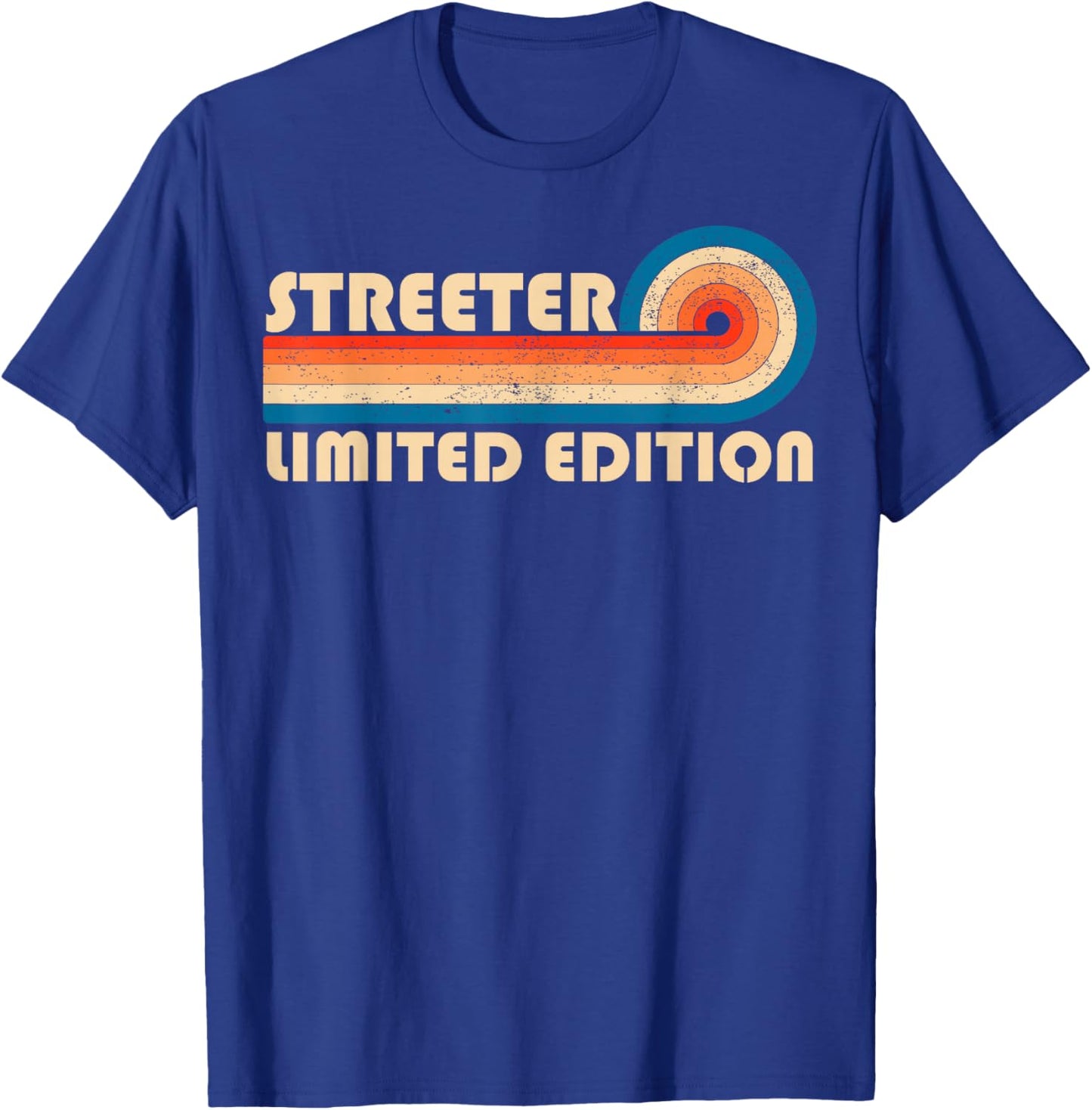STREETER Surname Retro Vintage 80s 90s Birthday Reunion T-Shirt - T-Shirt | Royal