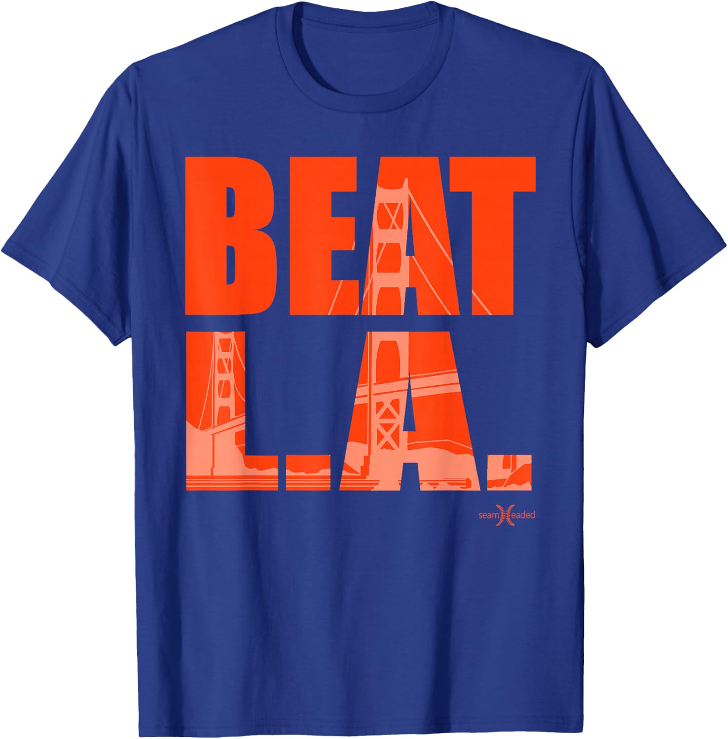 Beat LA | San Francisco Baseball T-Shirt - T-Shirt | Royal