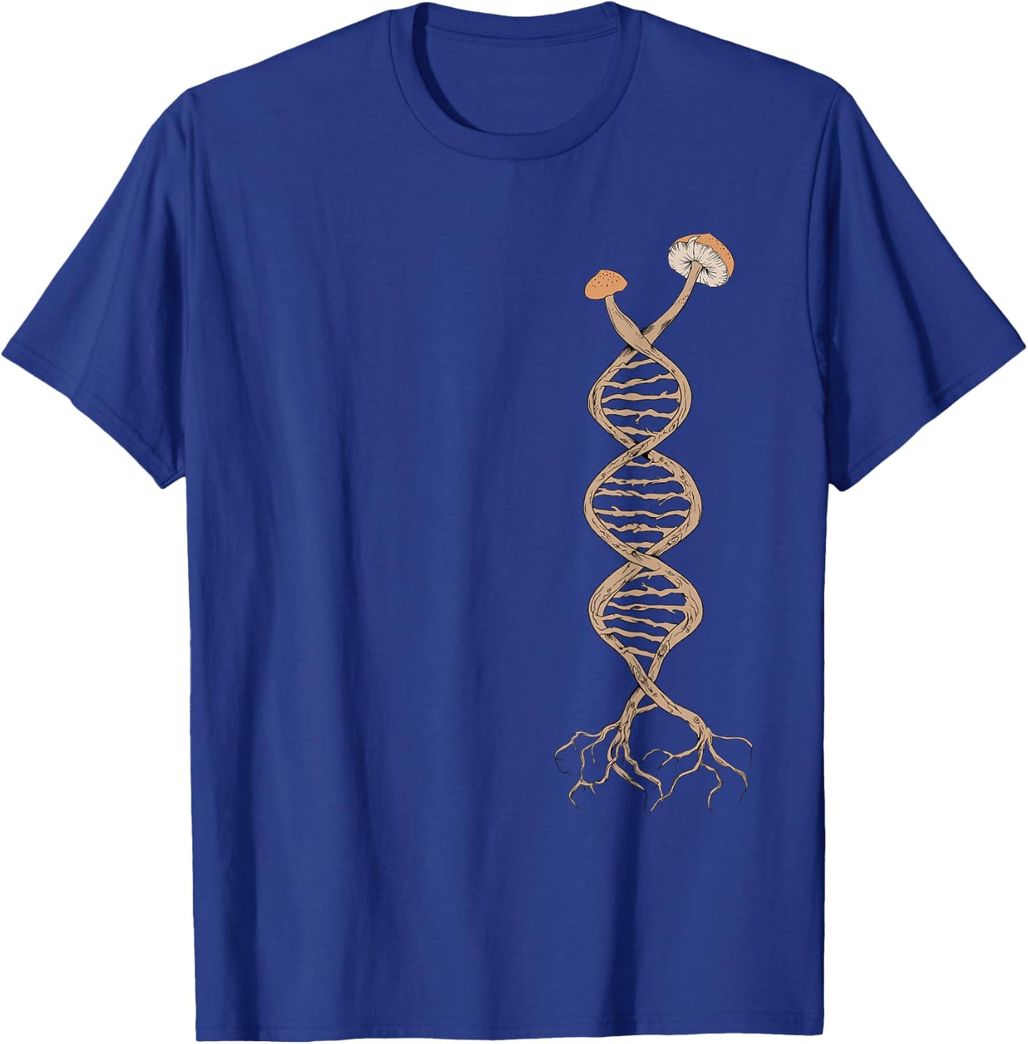 Pick Mushrooms is in my DNA | Shroom Mycology Fungi Foraging T-Shirt - T-Shirt | Royal