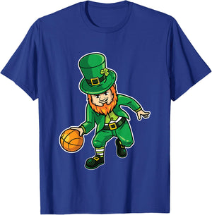 Kids Basketball Saint Patricks T-Shirt - T-Shirt | Royal