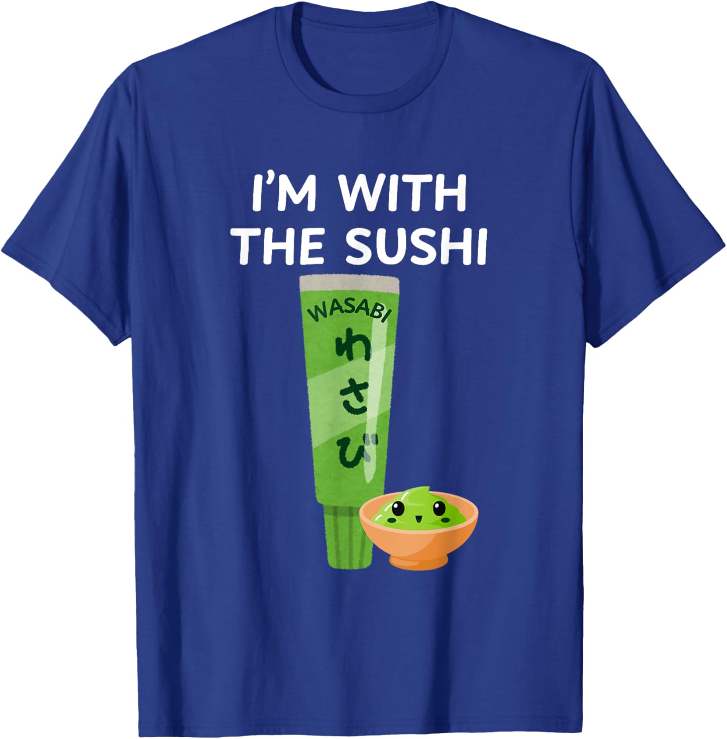 Easy Funny Group Costume - Wasabi Condiment Costume T-Shirt - T-Shirt | Royal
