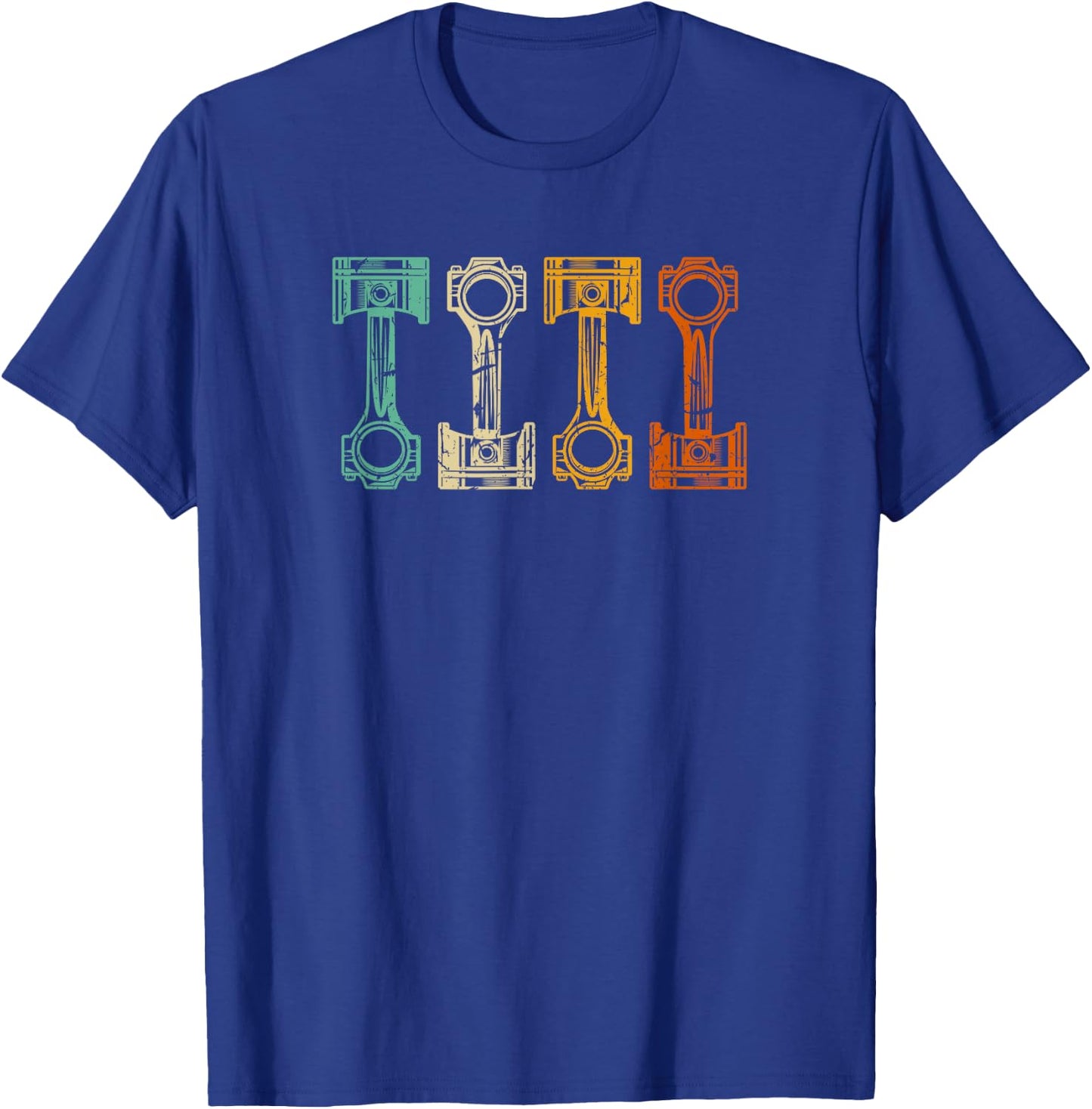 Car Tuning Cylinder Retro Motorsport Car Mechanic Tuner T-Shirt - T-Shirt | Royal