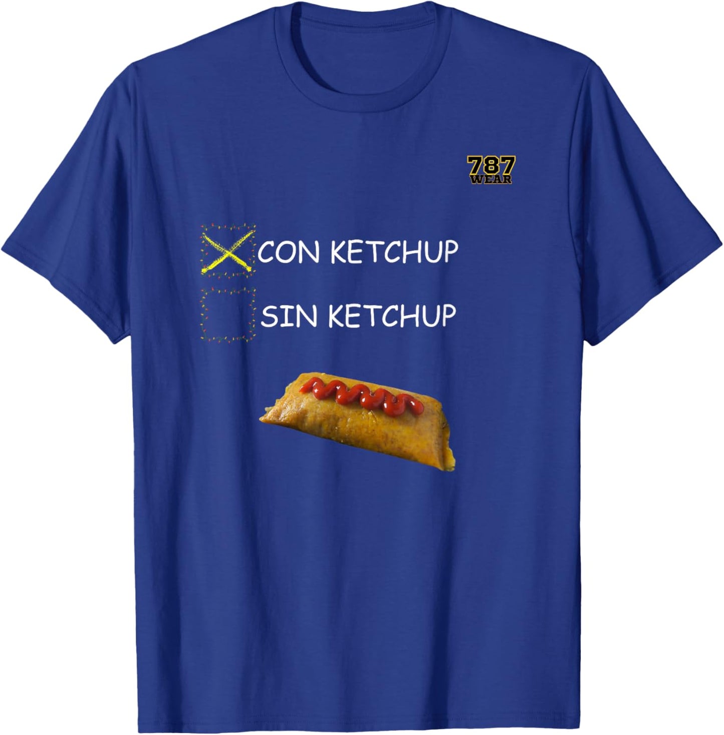Pasteles Con Ketchup T-Shirt - T-Shirt | Royal