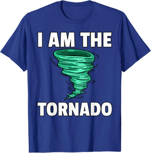 I Am The Storm Twister Tornado Hurricane Meteorologist T-Shirt - T-Shirt | Royal