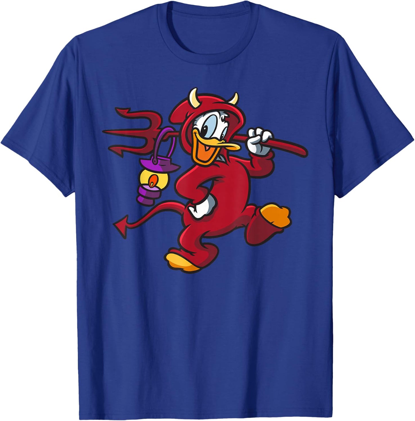 Donald Duck - HalloweenDonald Duck Devil Costume T-Shirt - T-Shirt | Royal