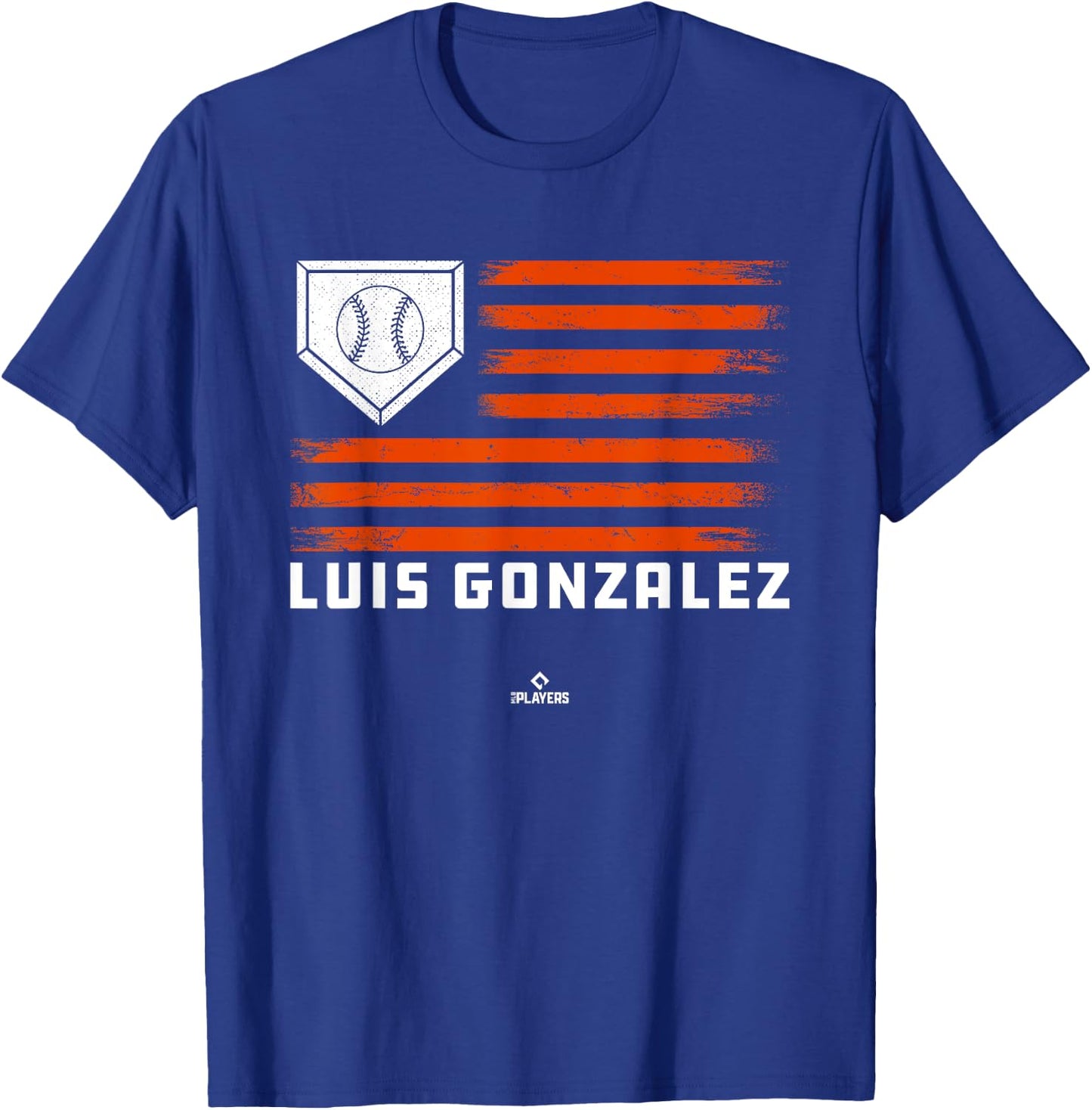 Vintage Flag Gameday Luis Gonzalez Prospect Baseball Fan T-Shirt - T-Shirt | Royal