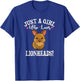 Cute Funny Girl Who Loves Lionhead Rabbits Lover T-Shirt - T-Shirt | Royal