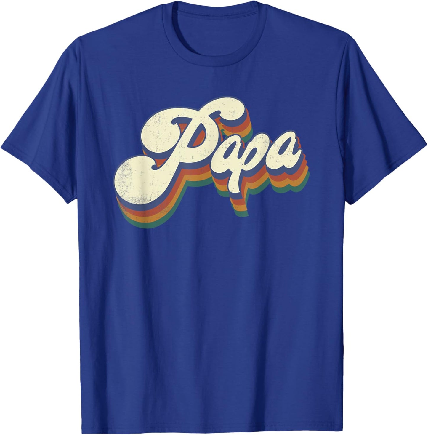 Papa Gifts Retro Vintage Father's Day Papa T-Shirt - T-Shirt | Royal