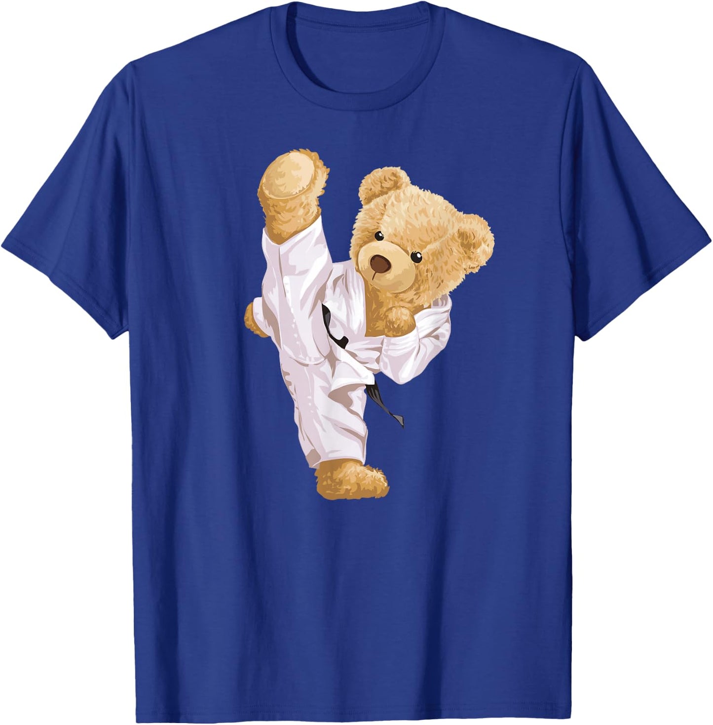 Teddy Karate Bear T-Shirt - T-Shirt | Royal