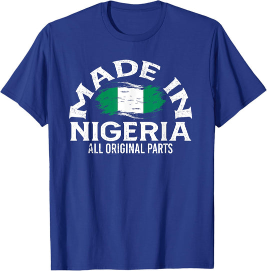 Nigeria Nigerian Flag Nigeria T-Shirt - T-Shirt | Royal
