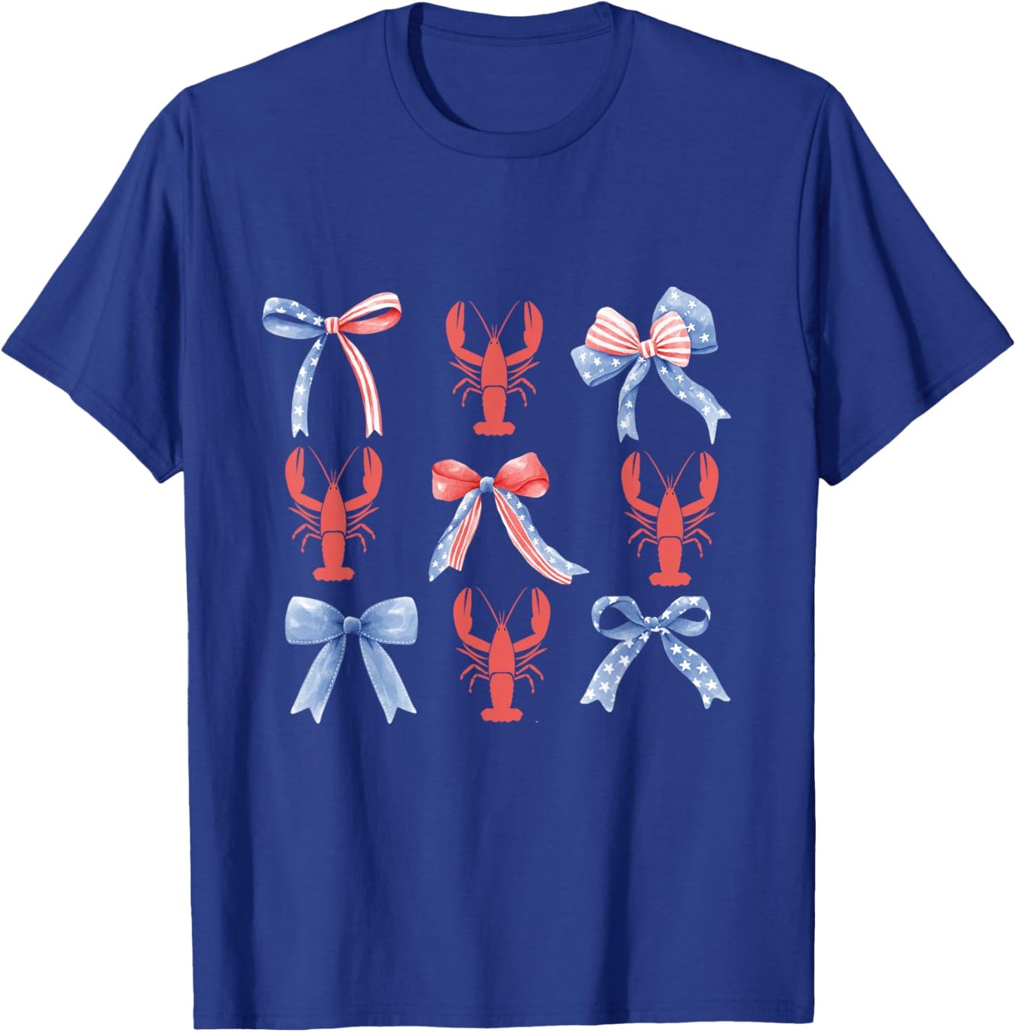 Pink Bows Cute Coquette Crawfish y2k Clean Girl Aesthetic T-Shirt - T-Shirt | Royal