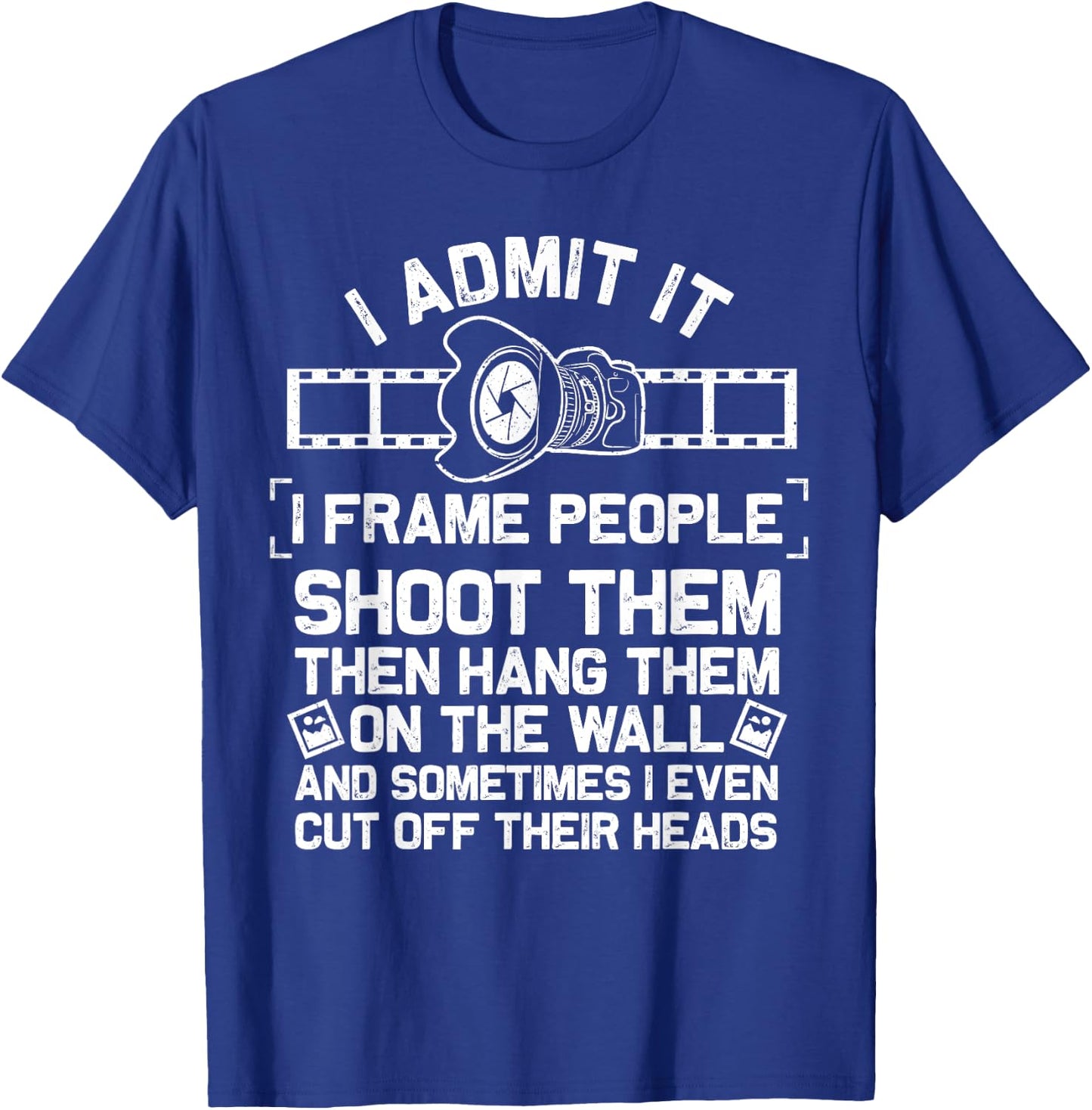 Funny Photographer Gift Women Cool Photography Joke Small T-Shirt - T-Shirt | Royal