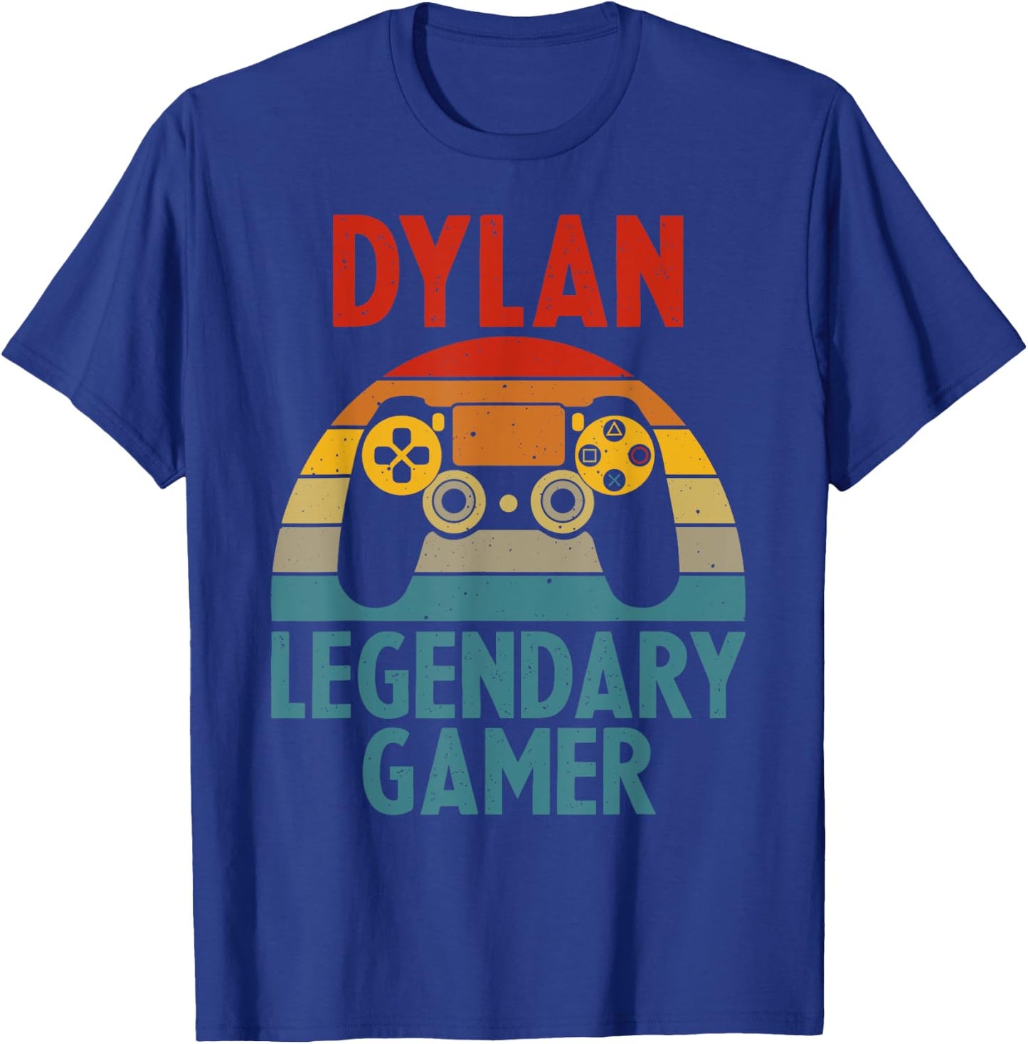 DYLAN Gift Name Personalized Funny Gaming Geek Birthday T-Shirt - T-Shirt | Royal