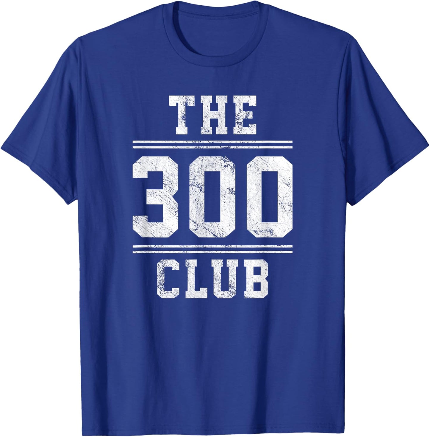 Bowling Team Shirt Co Perfect Bowling Game 300 Club Black -Adults T-Shirt - T-Shirt | Royal