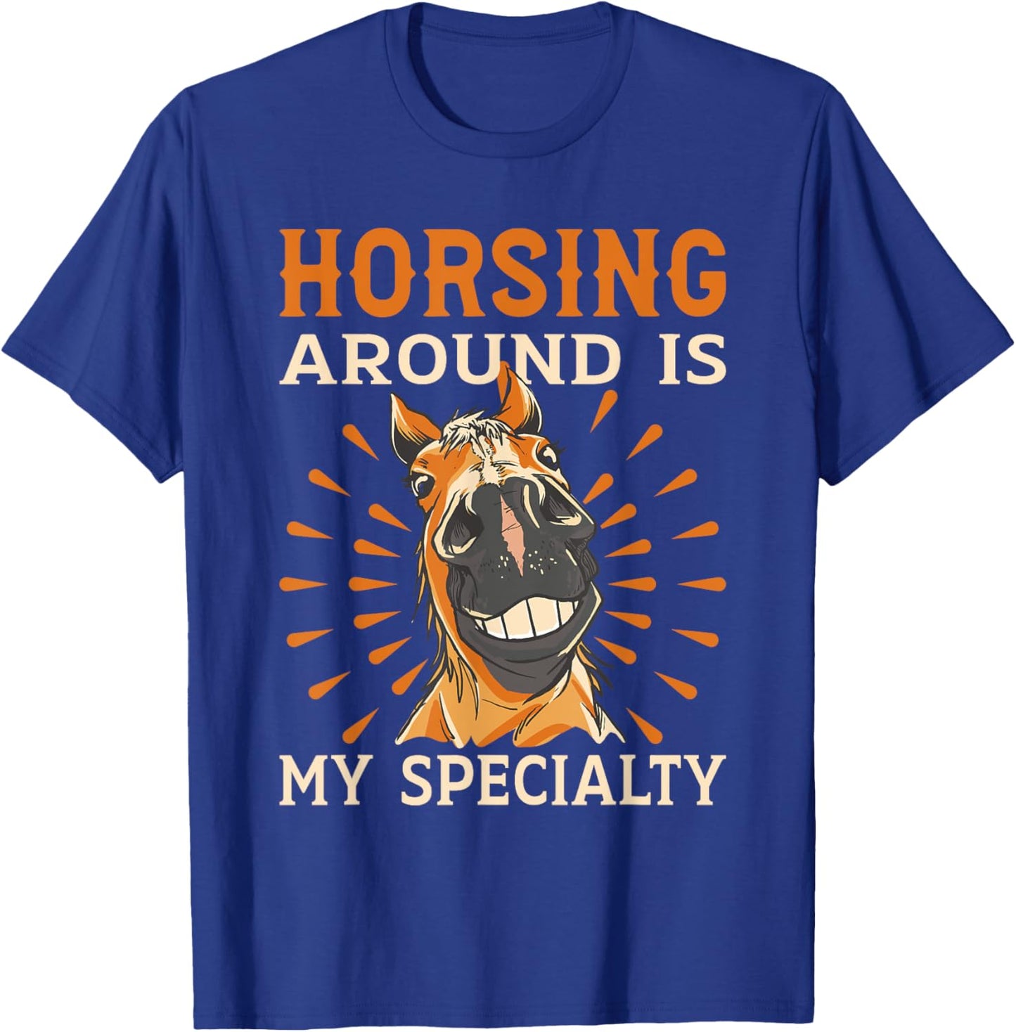 Riders' Rendezvous - Horsing Around Specialist T-Shirt - T-Shirt | Royal