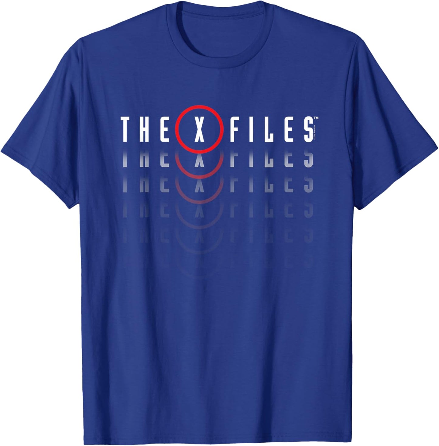 X-Files Sich Wiederholendes Logo T-Shirt - T-Shirt | Royal