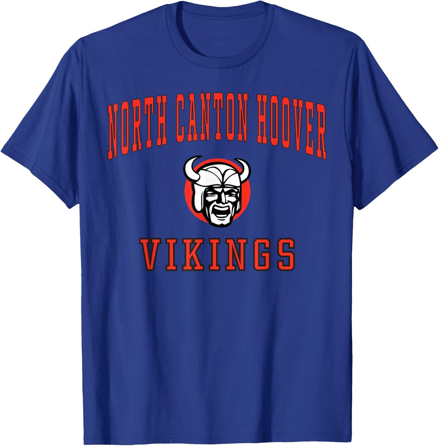 North Canton Hoover High School Vikings C1 T-Shirt - T-Shirt | Royal