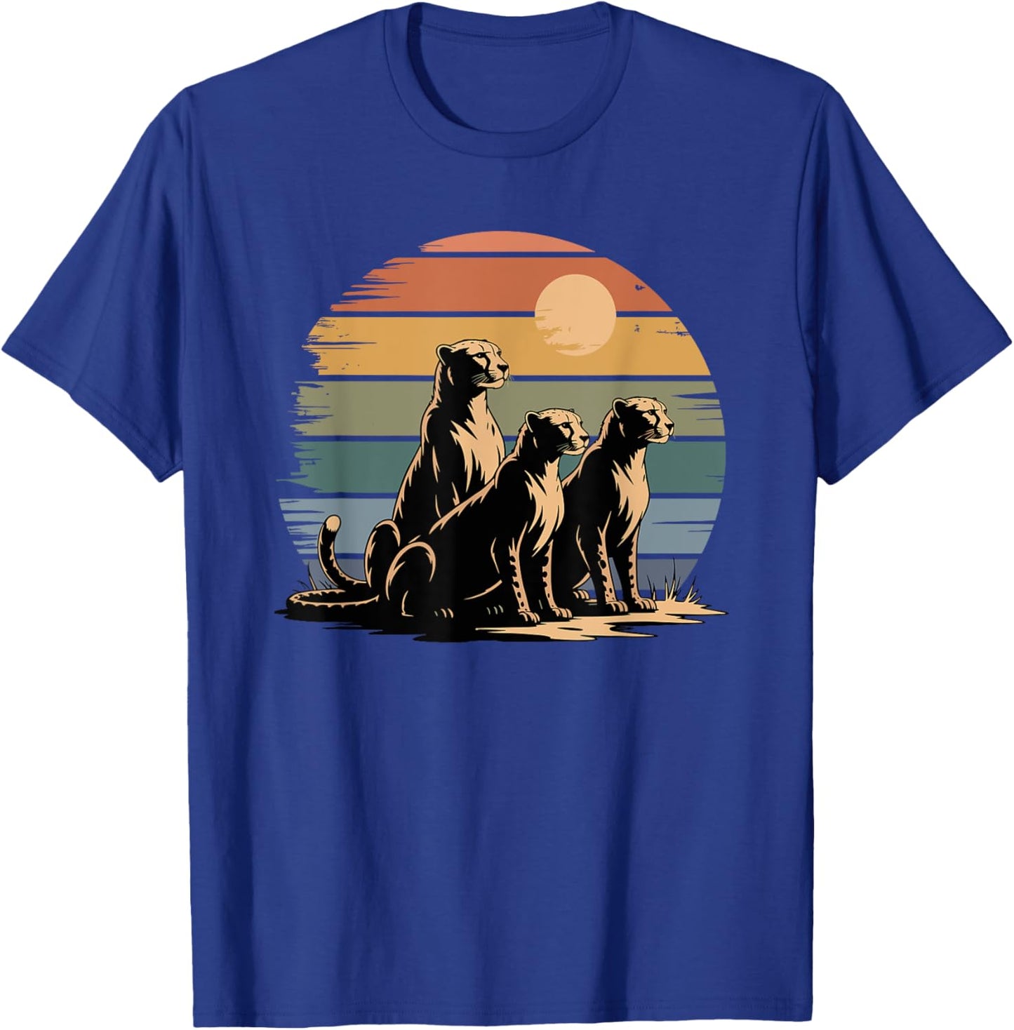 Graffiti Art Melting Cheetah Cheetahs T-Shirt - T-Shirt | Royal