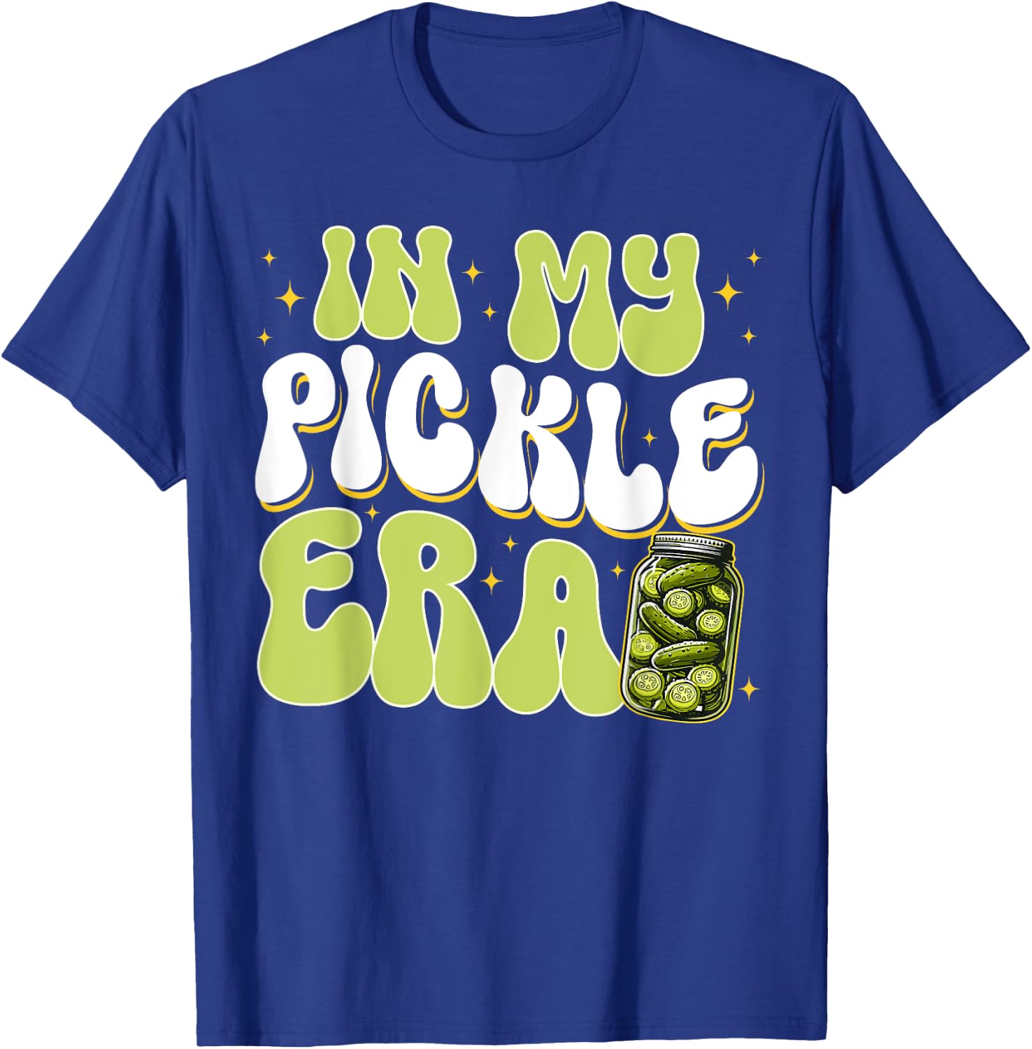 Retro Pickle Shirt In My Pickle Era Retro Women Girls Teens T-Shirt - T-Shirt | Royal