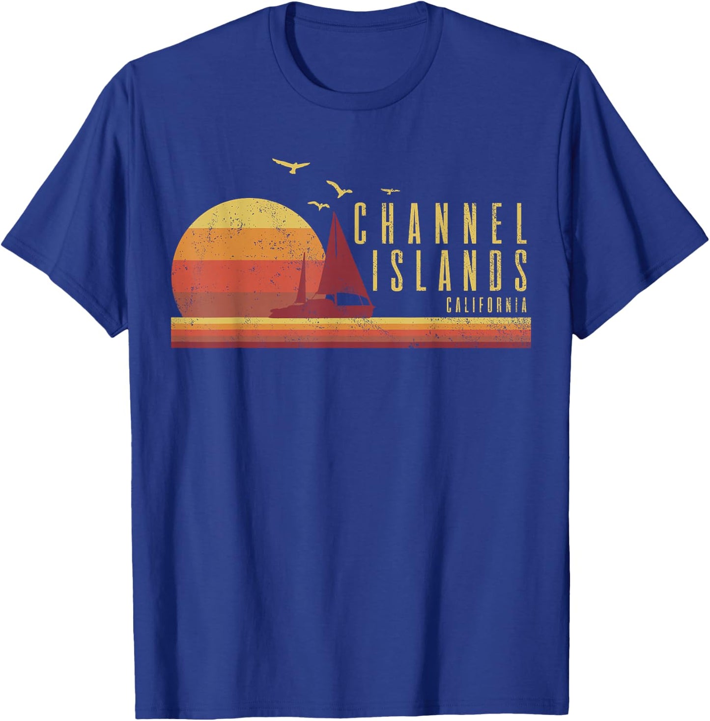 Channel Island California T-Shirt - T-Shirt | Royal