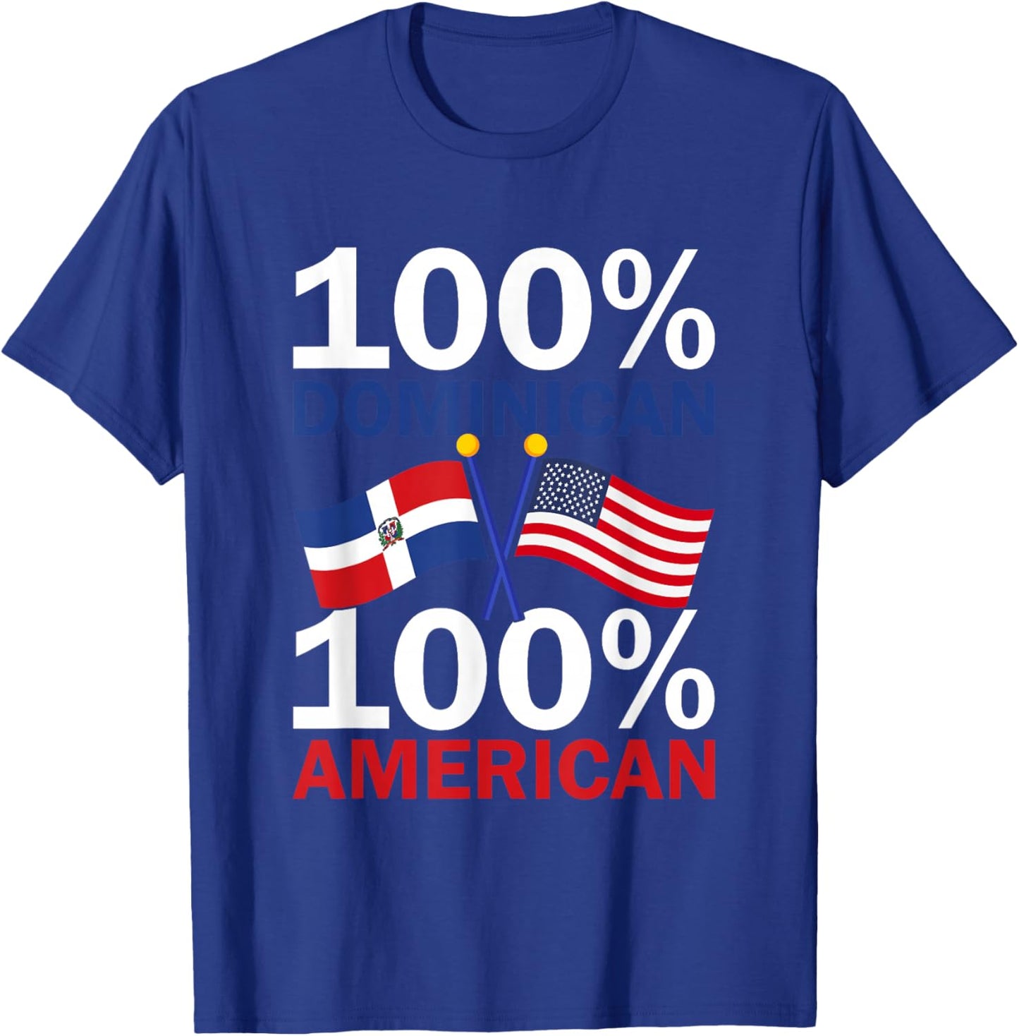 Dominican Republic Flag Republica Dominicana T-Shirt - T-Shirt | Royal