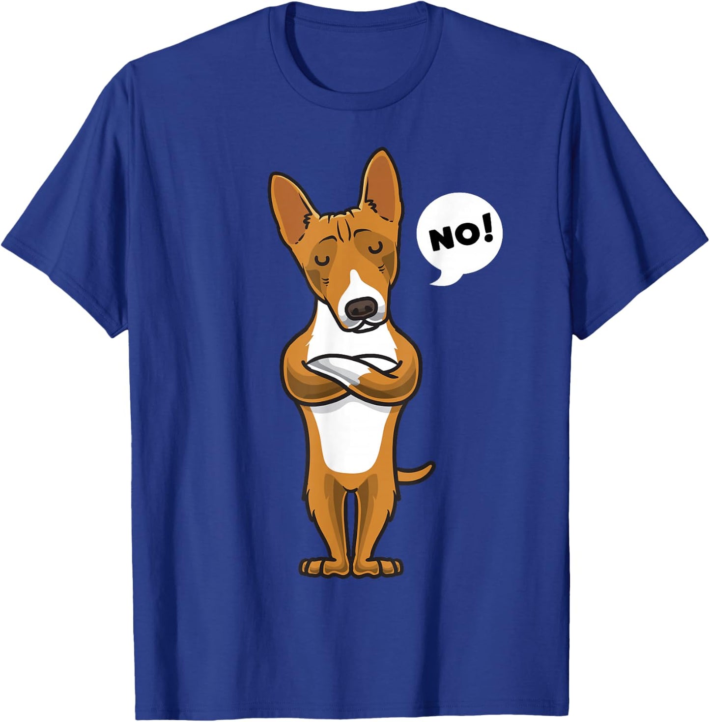 Stubborn Basenji Dog Owner T-Shirt - T-Shirt | Royal