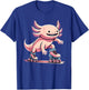 Axolotl Roller Skating Rollerskating Inline Skates T-Shirt - T-Shirt | Royal
