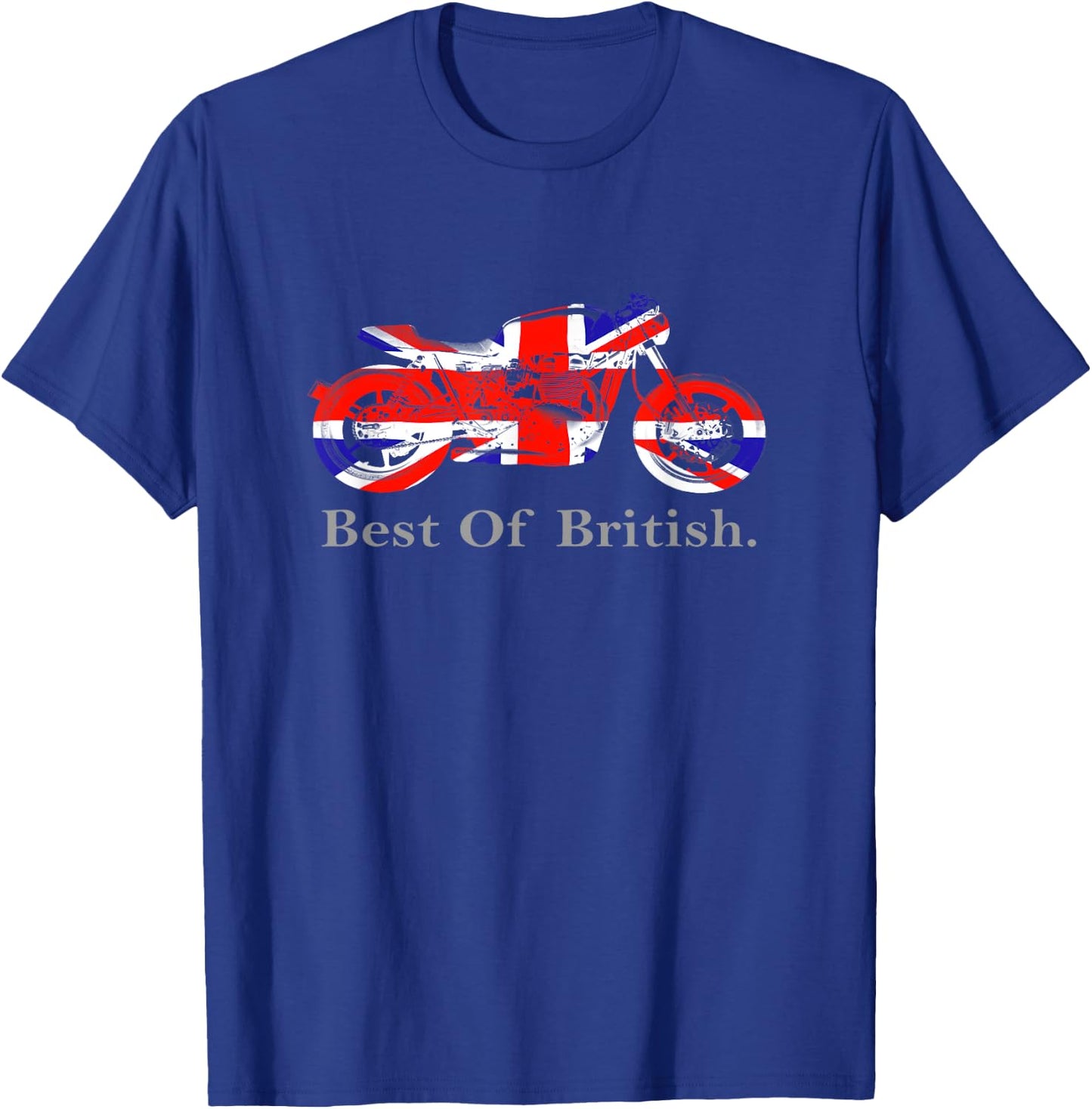 Best Of British Classic Motorcycle Design T-Shirt - T-Shirt | Royal