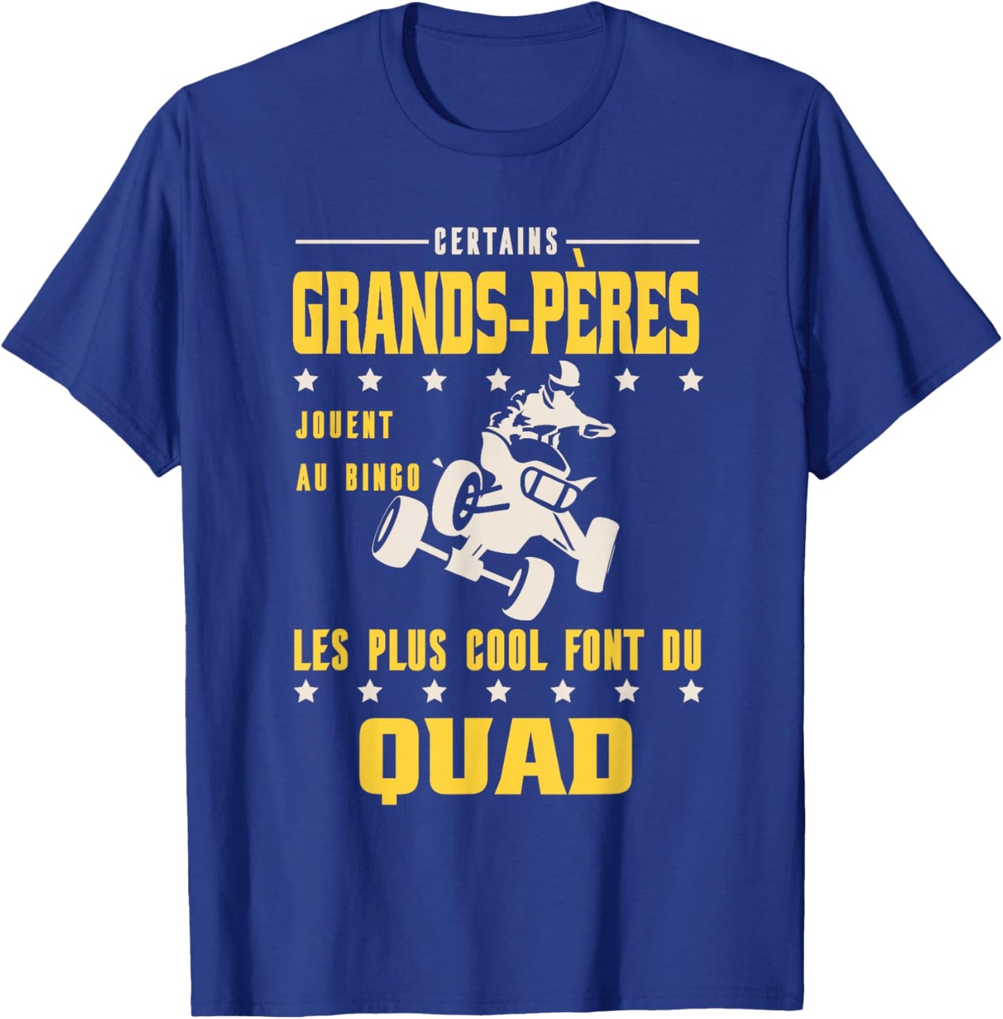 Some Grandfathers Do Quad Humor Grandpa Cool Rider T-Shirt - T-Shirt | Royal