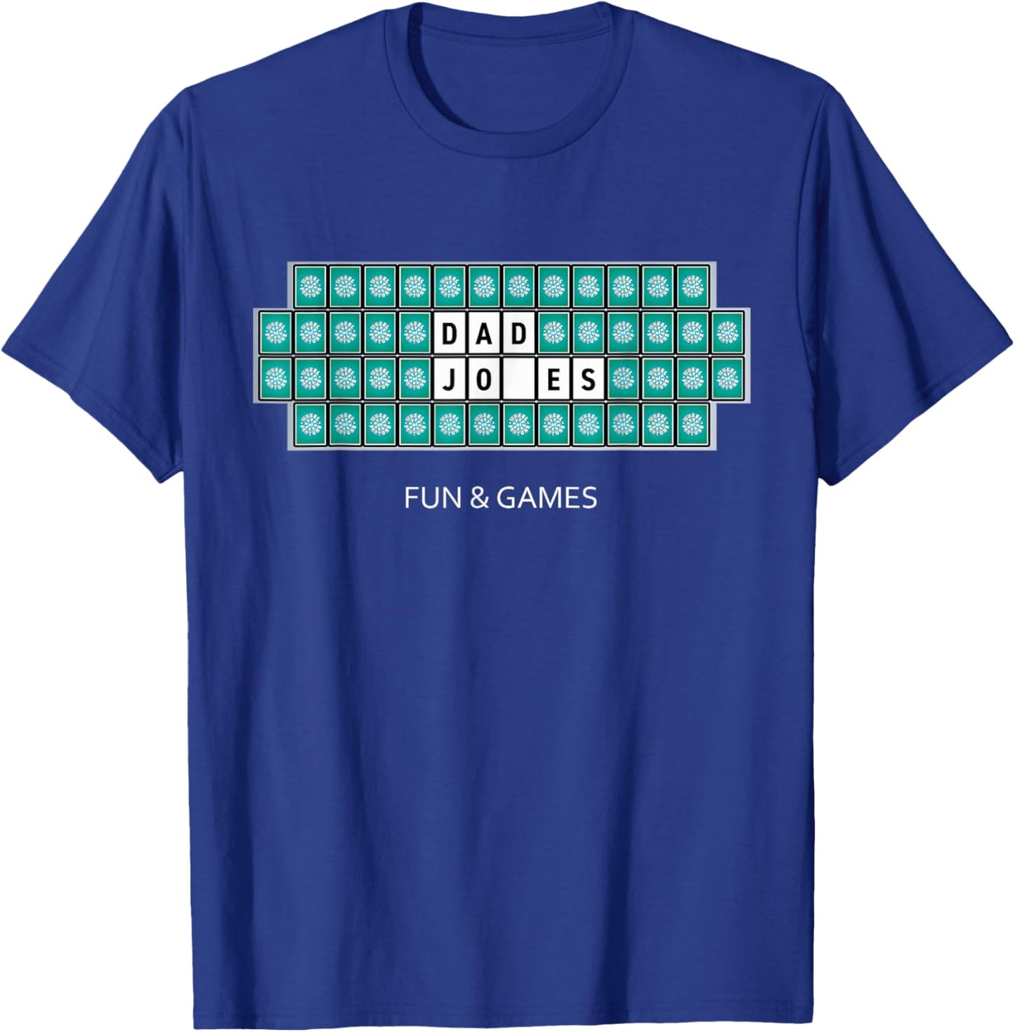 Wheel of Fortune Dad Jokes Father's Day T-Shirt - T-Shirt | Royal