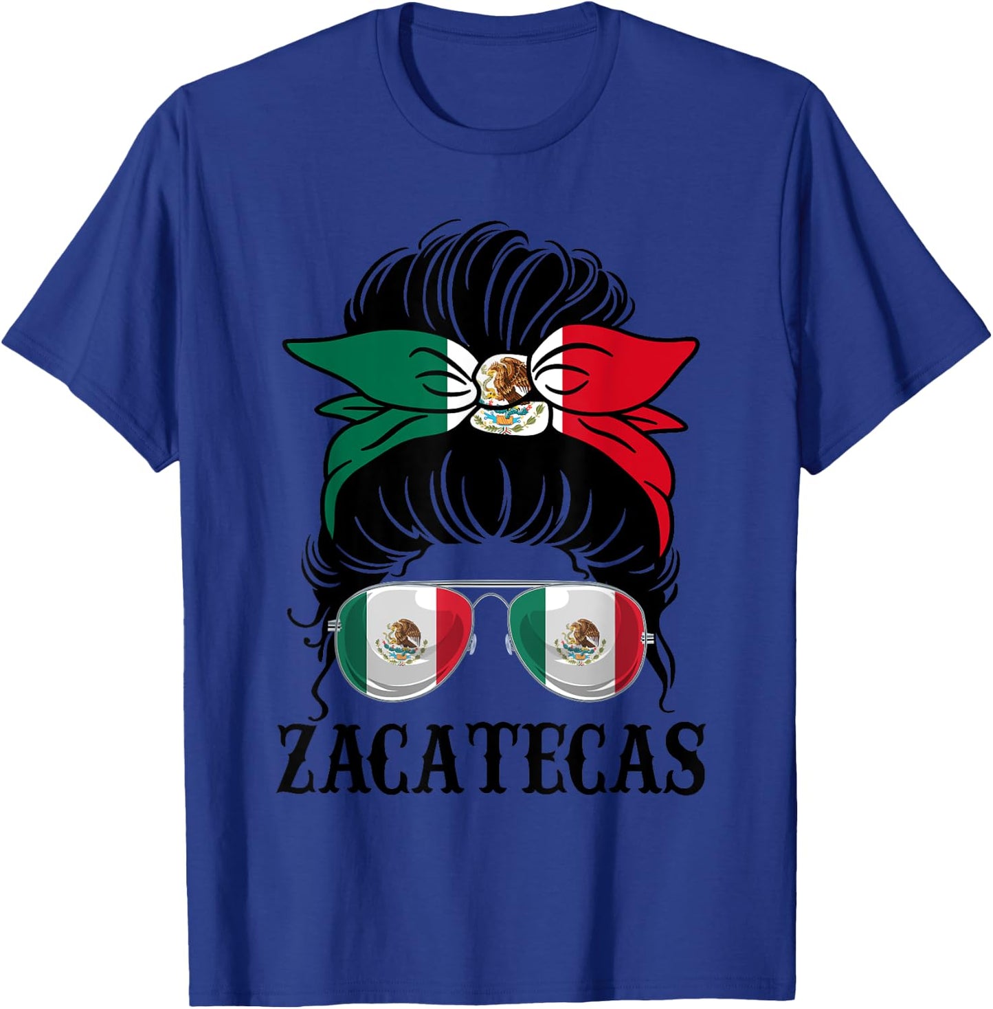 Zacatecas Mexico Pride Mexican Flag State T-Shirt - T-Shirt | Royal