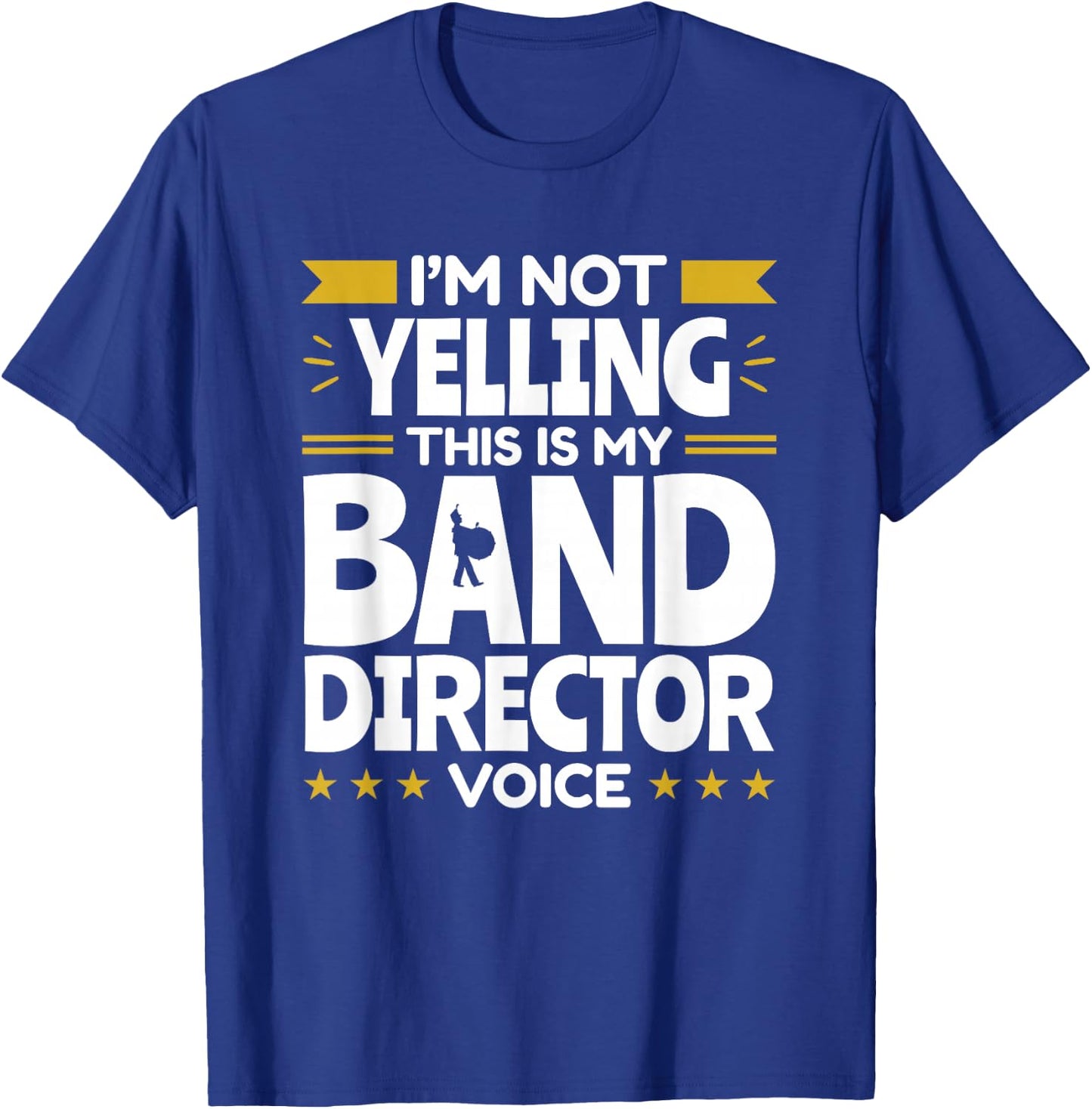Band Director Voice Music Teacher Funny Appreciation T-Shirt - T-Shirt | Royal