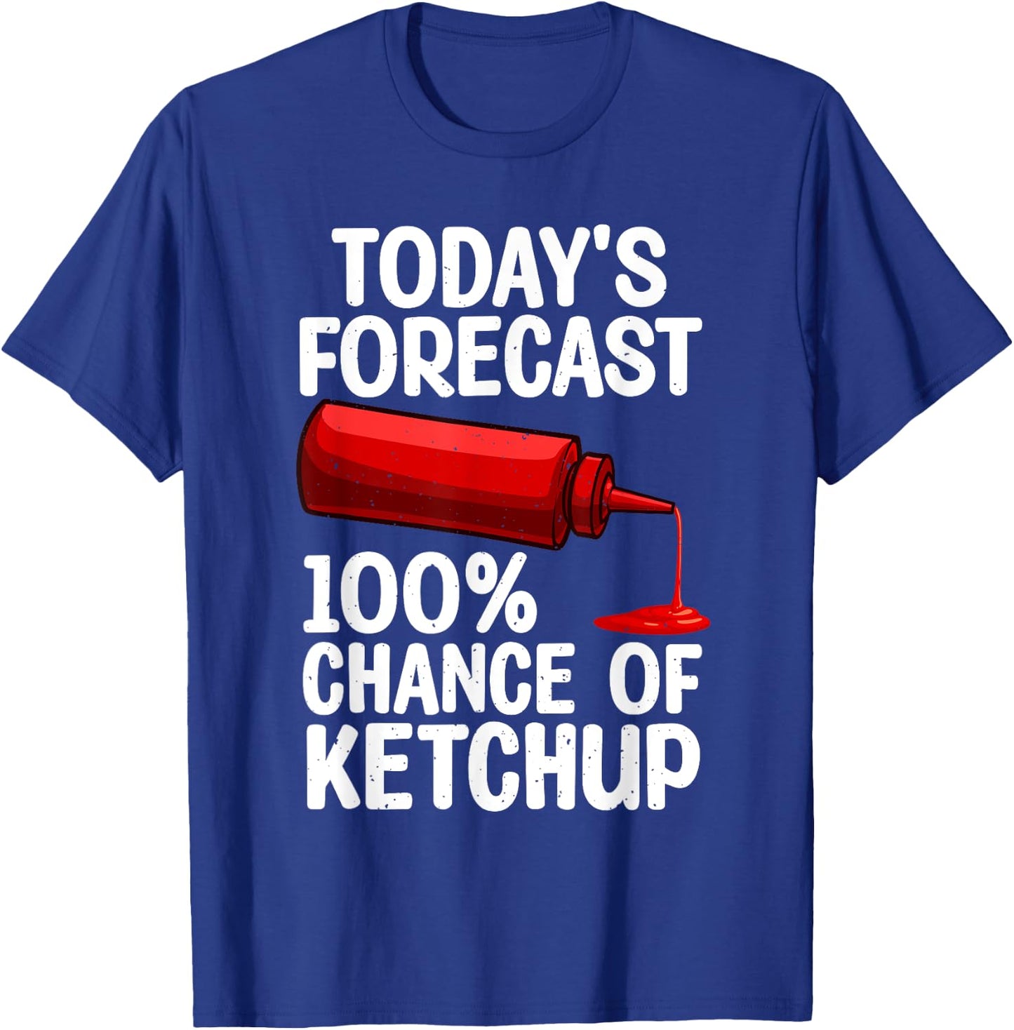 Funny Ketchup Art Women Youth Tomato Ketchup Lover T-Shirt - T-Shirt | Royal