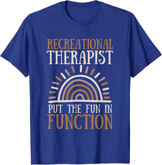 Recreational Therapy Therapist RT Month T-Shirt - T-Shirt | Royal