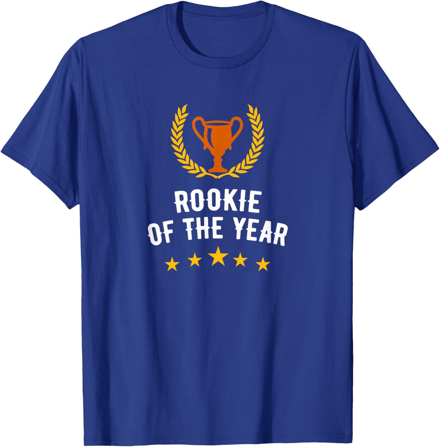 Rookie of the Year Awards and Gifts Men's -Adults Black Modern Basketball T-Shirt - T-Shirt | Royal