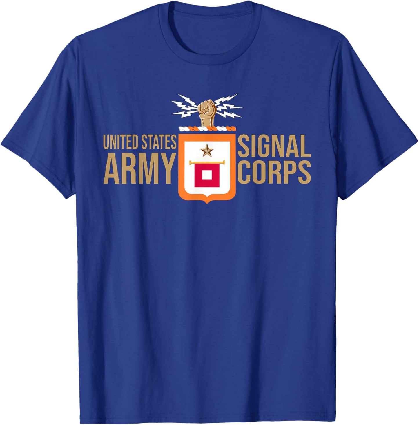 Army Signal Corps Branch Usasc Us T-Shirt - T-Shirt | Royal
