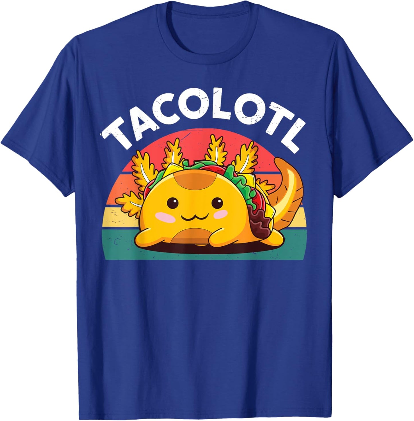 Taco Axolotl-Shirt Boys Girl Kids Funny Taco Tuesday Mexican T-Shirt - T-Shirt | Royal