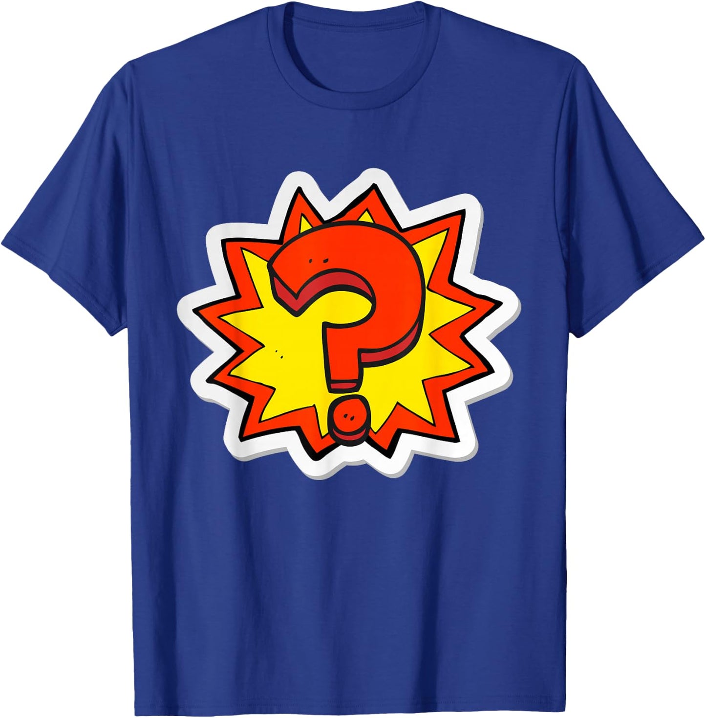 Question Mark Shirt Men & Women T-Shirt - T-Shirt | Royal