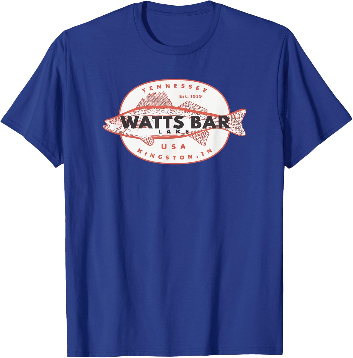 Watts Bar Lake fishing T-Shirt - T-Shirt | Royal