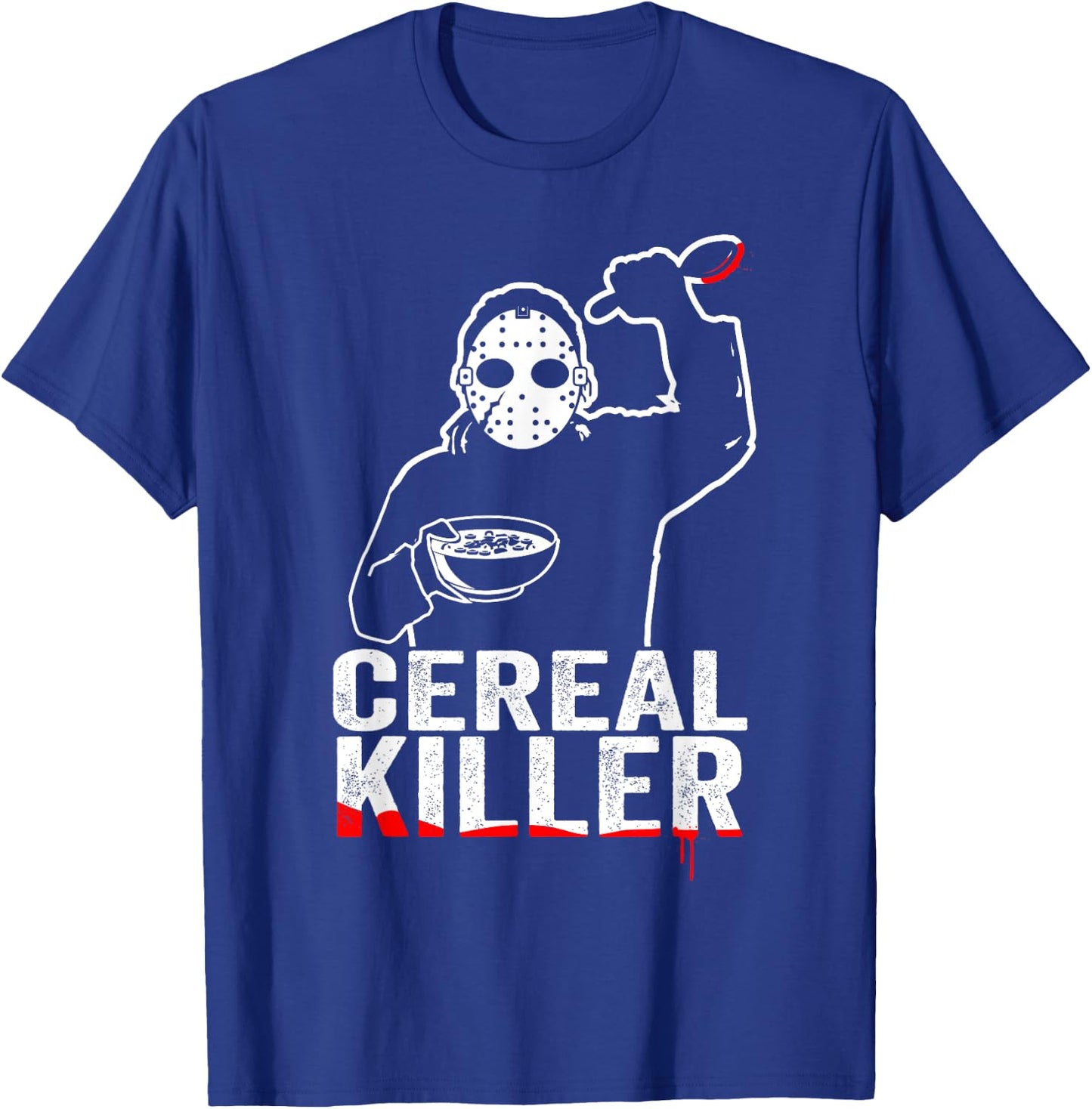 Funny Cereal Killer Shirt - Breakfast T-Shirt - T-Shirt | Royal