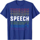 Speech Therapy School Therapist SLP Language Pathologist T-Shirt - T-Shirt | Royal