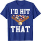 Pool Billiard Funny Pool Player I'd Hit That Snooker T-Shirt - T-Shirt | Royal