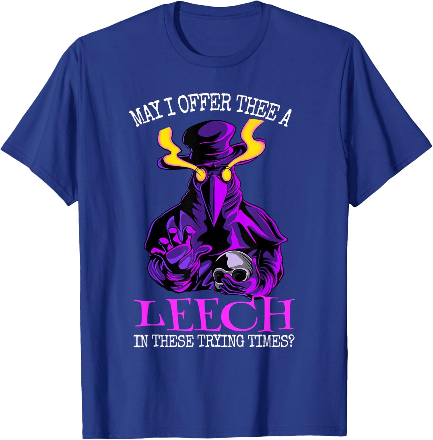 plague doctor Middle Age Medicines T-Shirt - T-Shirt | Royal