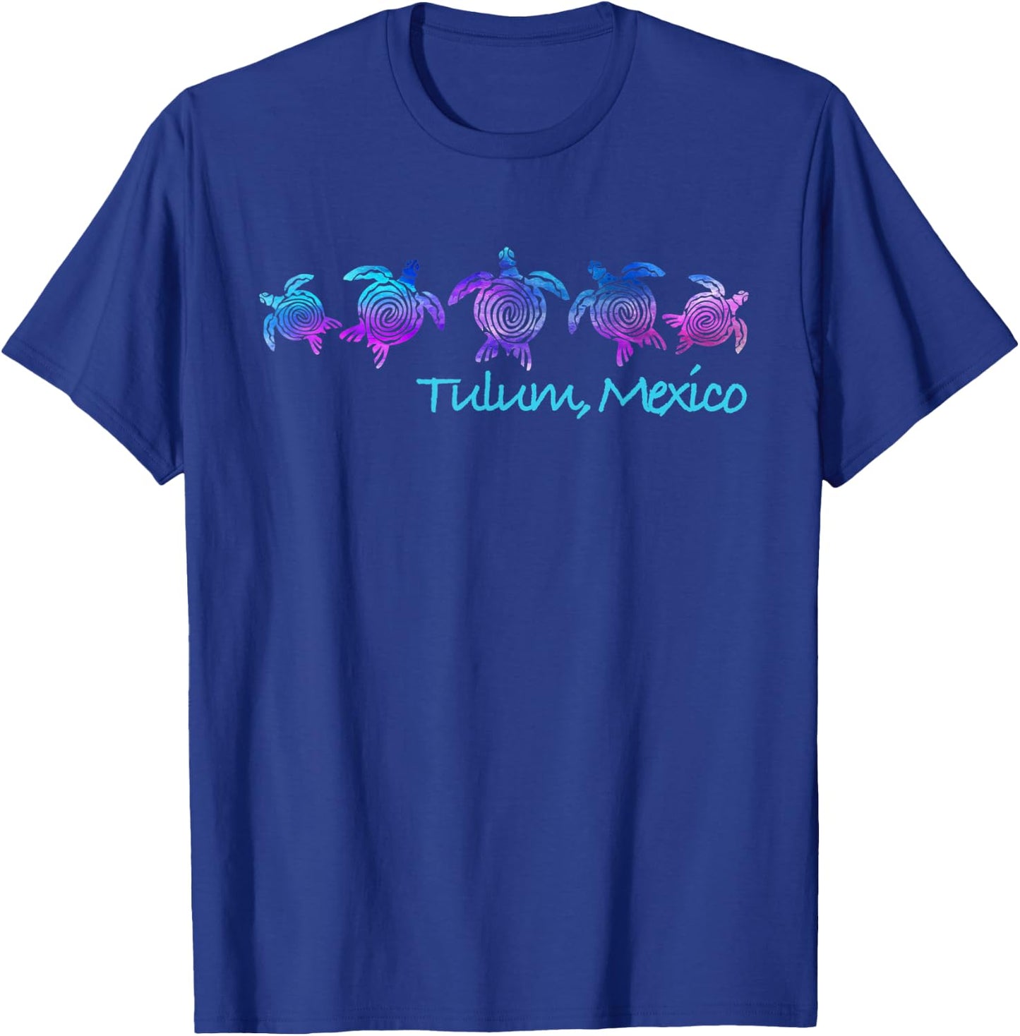 Tulum Beach Design / Tribal Turtle Gift Women Kids T-Shirt - T-Shirt | Royal